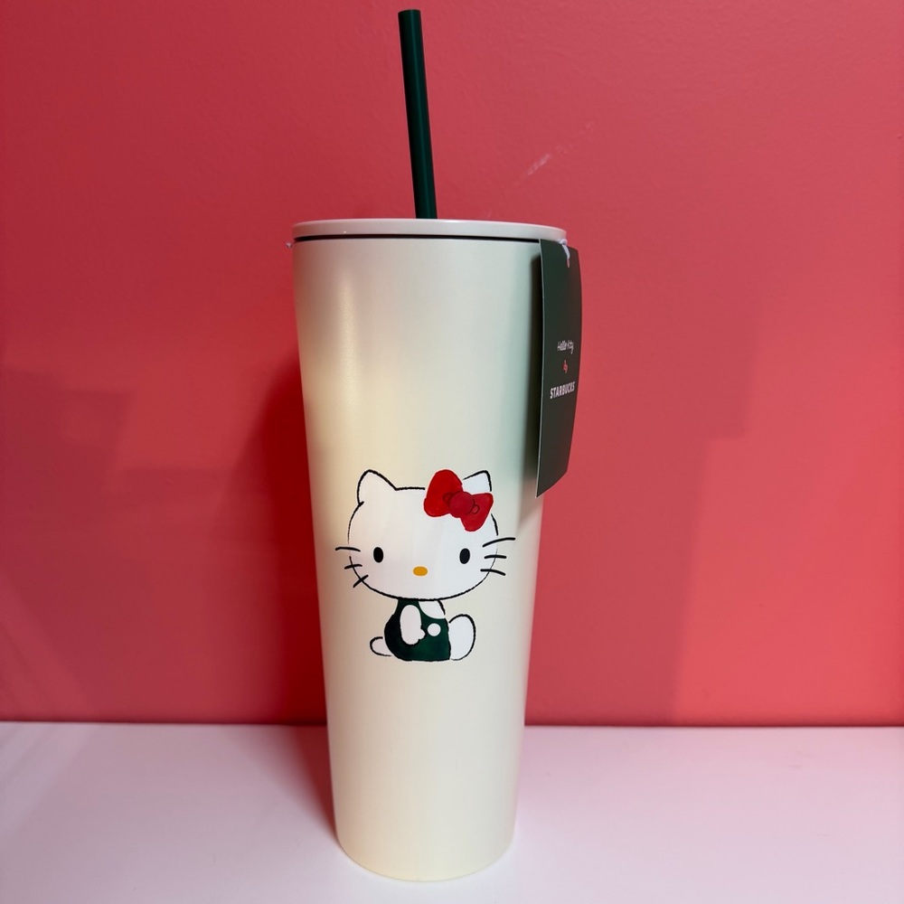 NWT Hello Kitty x Starbucks Stainless Steel Cold Cup